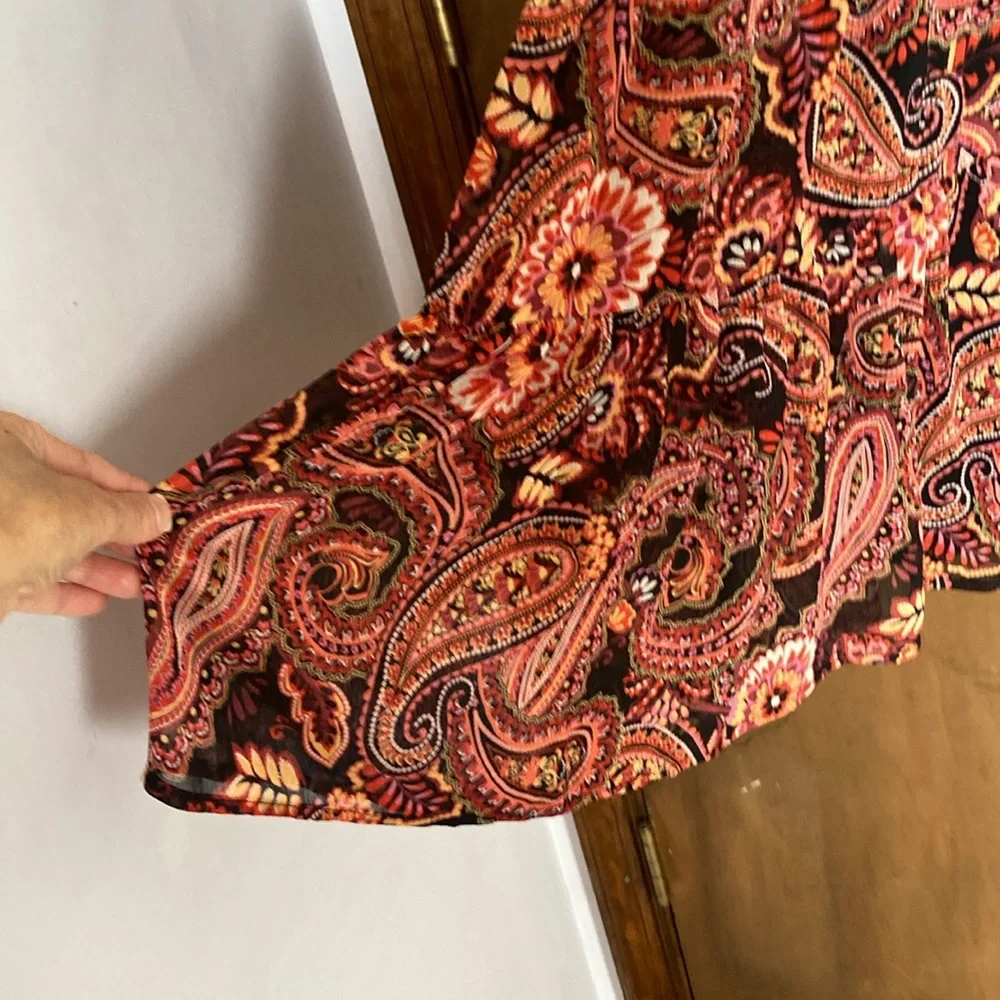 Relisted Harper 241 boho paisley floral print dress 20W - Picture 13 of 17